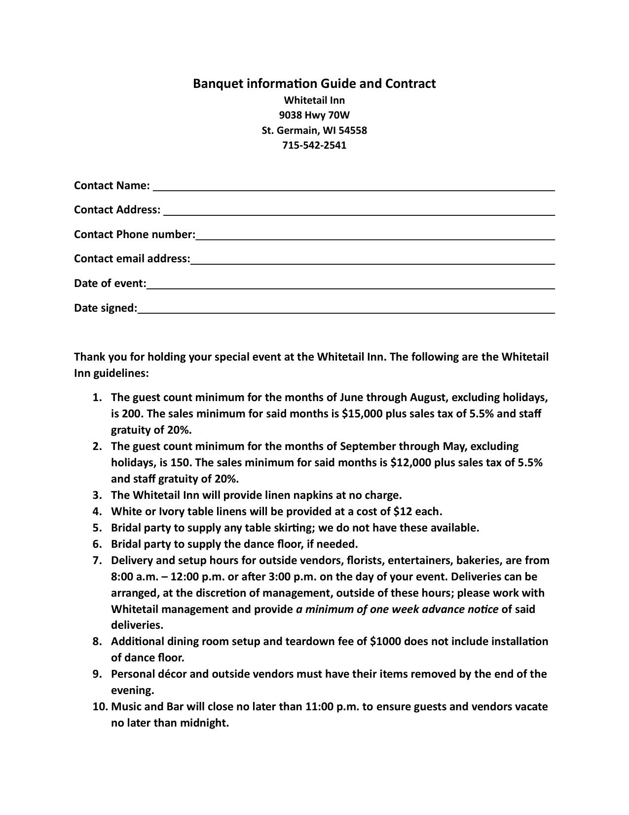 Banquet Information And Contract banquet-information-and-contract